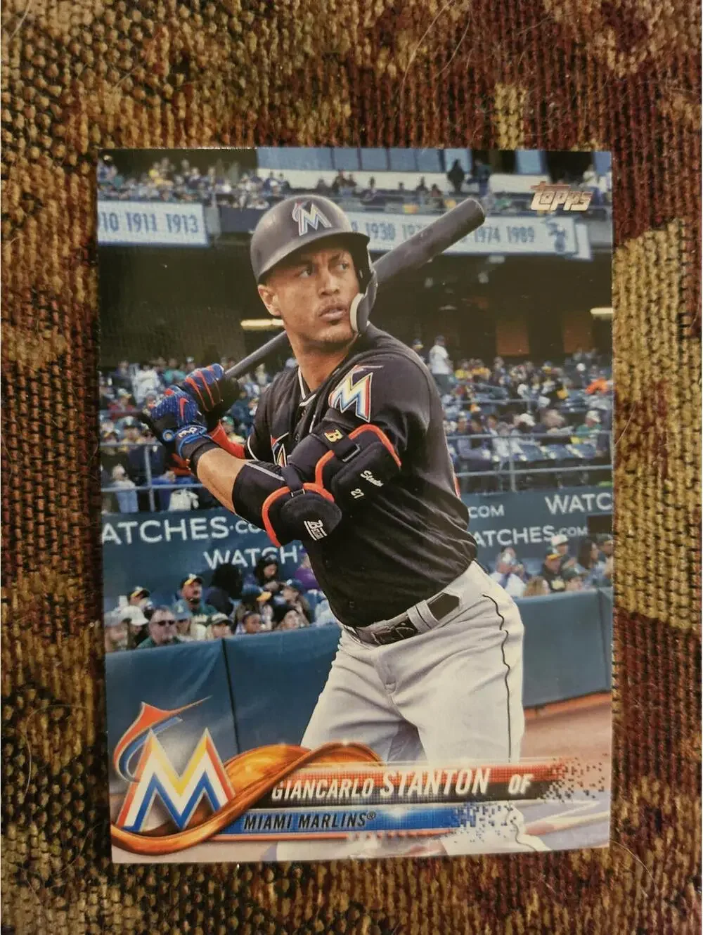 Giancarlo Stanton - 2018 Topps #100  - Marlins - RAW Mint